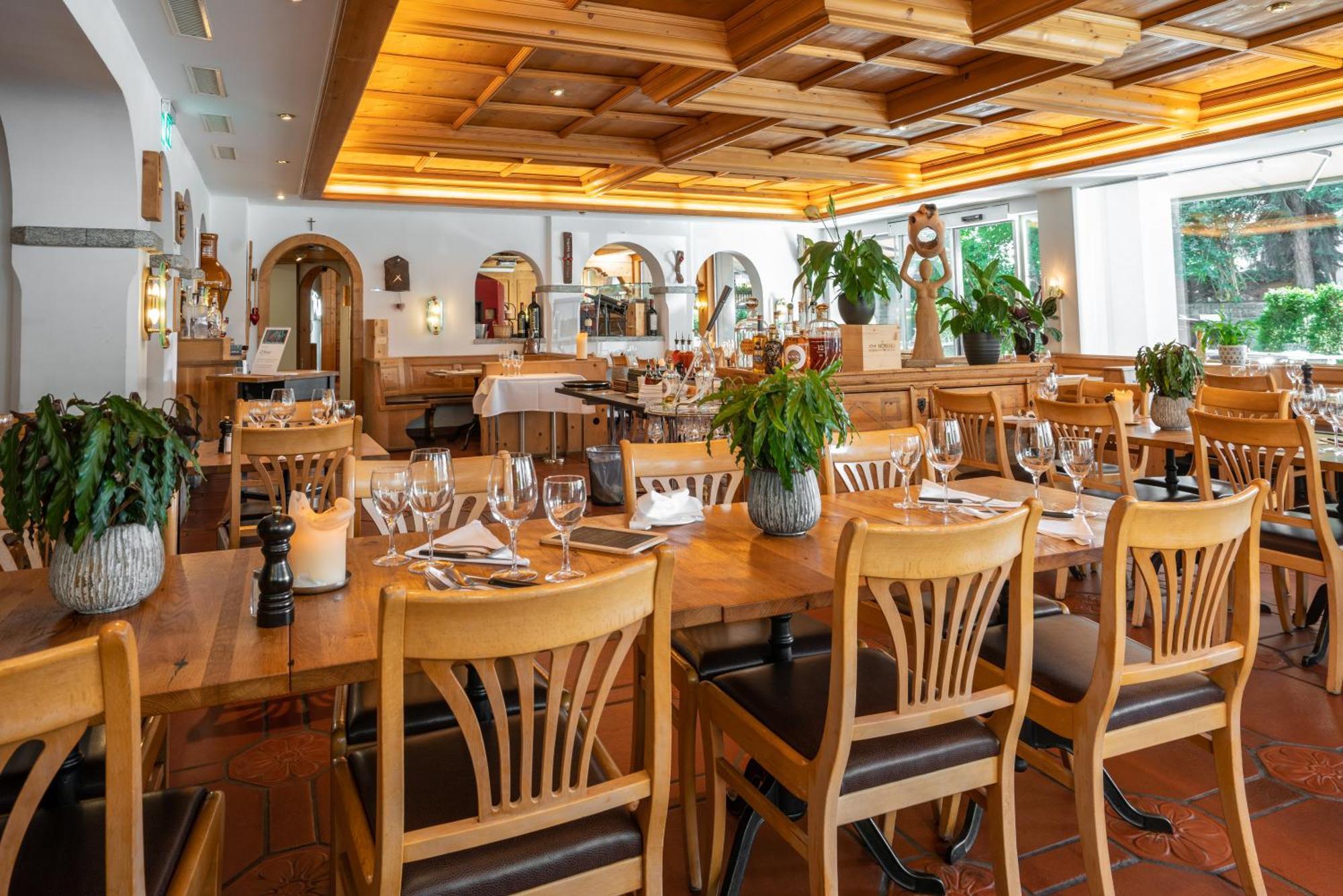 Studio Im Hotel Des Alpes Flims Exterior foto